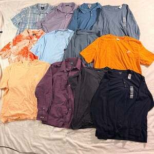 Men's XXL Shirt Lot - 12pcs Nike Old Navy H&M Member's Mark